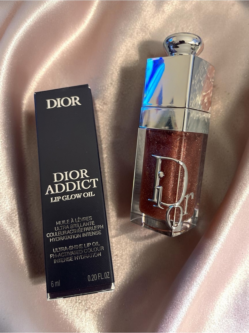 Dior Addict Lip Glow Oil — Mocha Sparkly 088